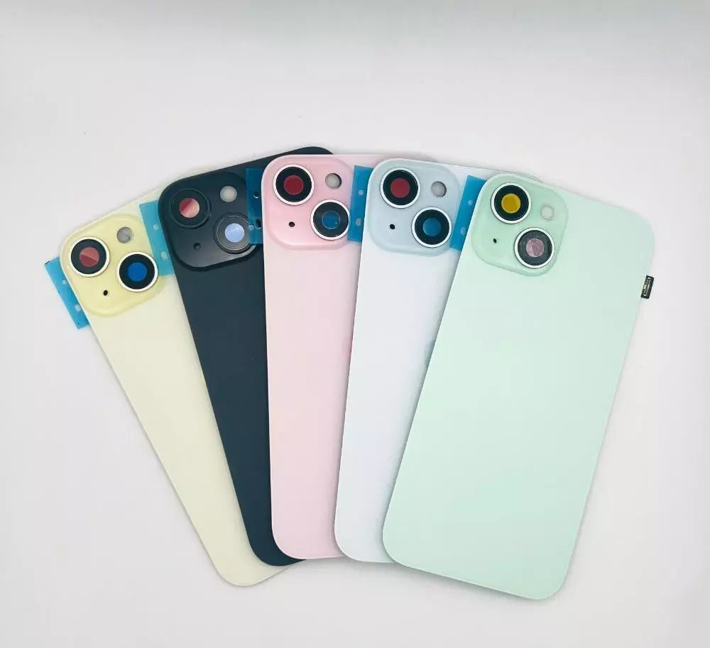 Back Glass Cover for iPhone 15 Plus with NFC-MagSafe-mic-flash Back Glass Cover for iPhone 15 Plus with NFC-MagSafe-mic-flash